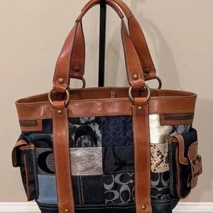 COACH Patchwork Purse- Like New!